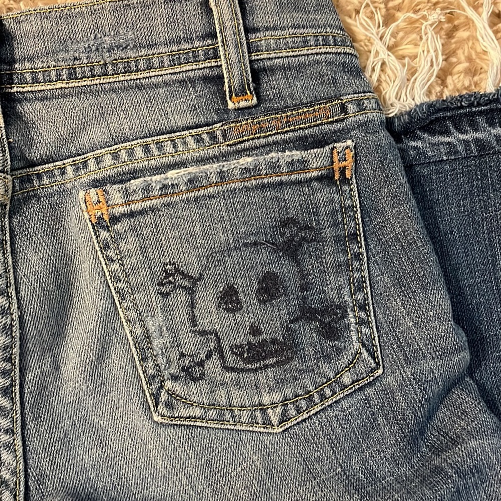 Citizens of humanity by Jerome dahan rare vintage, distressed, jeans, size 24 - Picture 2 of 4